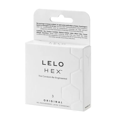 LELO HEX Condoms Original 3 pack LELO