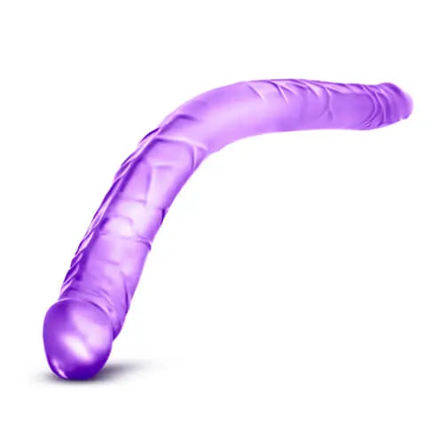 Double Dildo 16 Inch Purple Blush Novelties