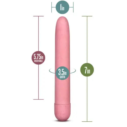 Gaia Biodegradable Eco Vibrator Pink Blush Novelties