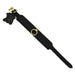 Bound Noir Nubuck Leather Collar with O Ring Bound