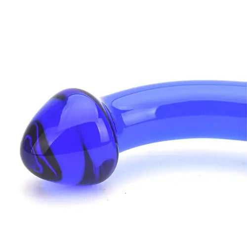 Spectrum Ribbed G-Spot Glass Dildo Spectrum