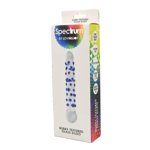 Spectrum Nubby Textured Glass Dildo Spectrum