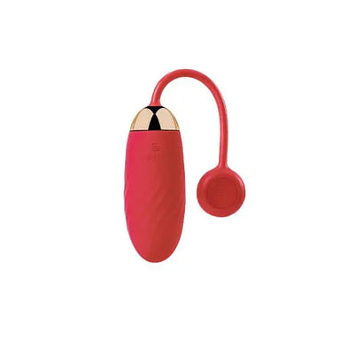 Svakom Ella APP Controlled Silicone Vibrating Egg  Red Svakom