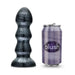 Jet Black Jack Large Ribbed Butt Plug 7 inches Blush Novelties