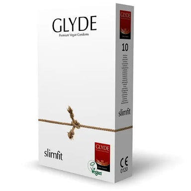 Glyde Ultra Slimfit Vegan Condoms 10 Pack Glyde Vegan Condoms