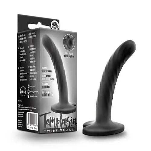 Twist Silicone Dildo with Suction Cup Small Blush Novelties