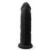 SilexD 9 inch Realistic Girthy Silicone Dual Density Dildo with Suction Cup Black SilexD