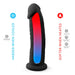 SilexD 9 inch Realistic Girthy Silicone Dual Density Dildo with Suction Cup Black SilexD