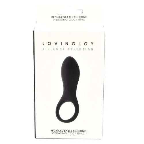 Loving Joy Rechargeable Silicone Vibrating Cock Ring Loving Joy