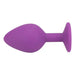 Loving Joy Jewelled Silicone Butt Plug Purple - Medium Loving Joy