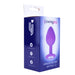 Loving Joy Jewelled Silicone Butt Plug Purple - Medium Loving Joy