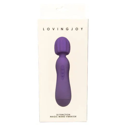 Loving Joy 10 Function Magic Wand Vibrator Purple Loving Joy