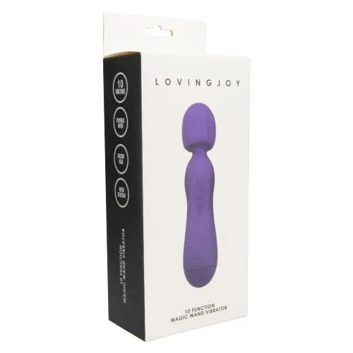 Loving Joy 10 Function Magic Wand Vibrator Purple Loving Joy