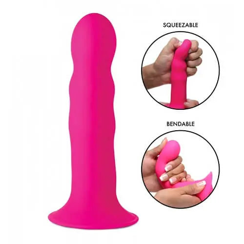 Adrien Lastic Cushioned Core Suction Cup Silicone Dildo 6.5 Inch Adrien Lastic