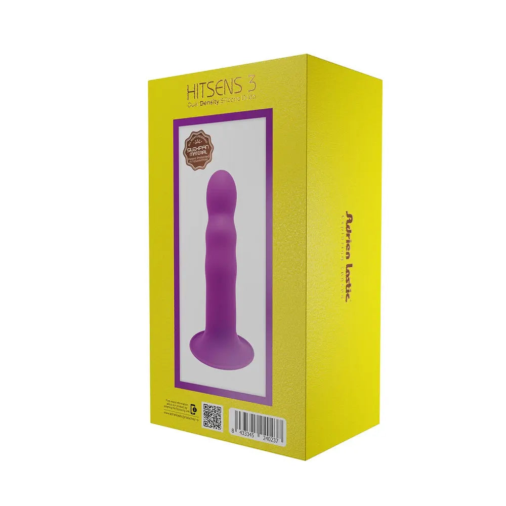 Adrien Lastic Cushioned Core Suction Cup Ribbed Silicone Dildo 7 Inch Adrien Lastic