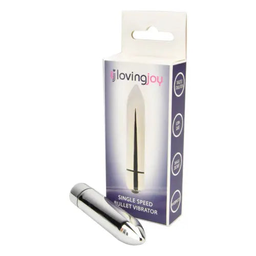 Loving Joy Single Speed Silver Bullet Vibrator Loving Joy