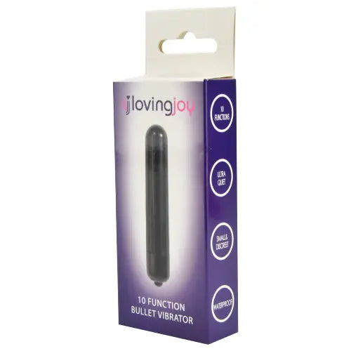 Loving Joy 10 Function Obsidian Bullet Vibrator Loving Joy