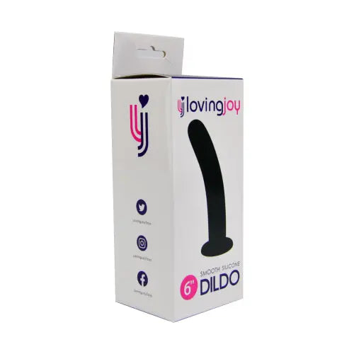 Loving Joy Smooth Silicone Dildo 6 Inch Loving Joy