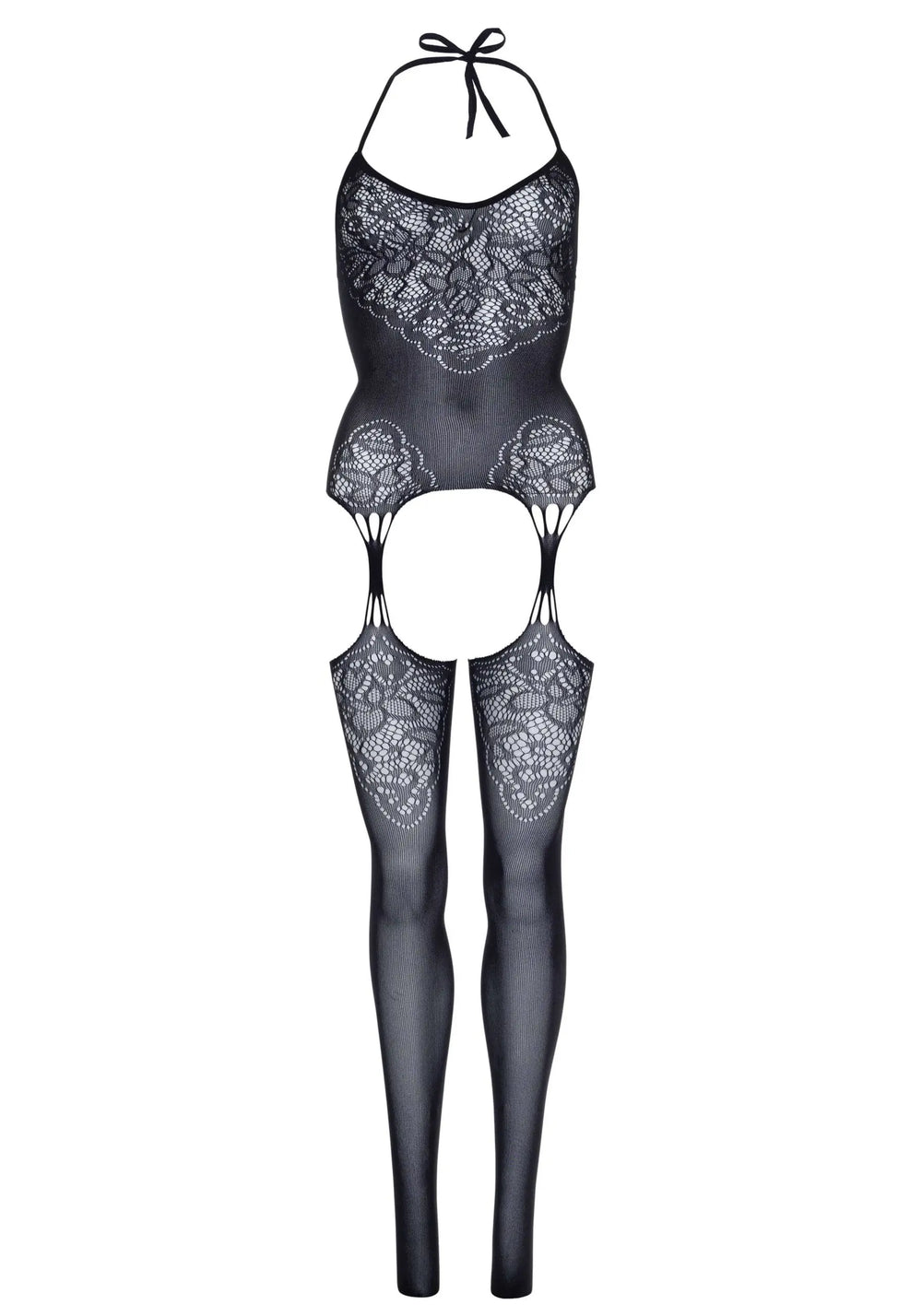 Leg Avenue Lace Suspender Bodystocking One Size Leg Avenue