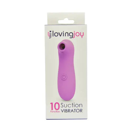 Loving Joy 10 Function Clitoral Suction Vibrator Pink Loving Joy