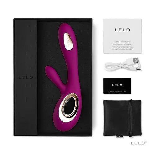 Lelo Soraya Wave Dual Action Vibrator Deep Rose Lelo