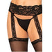 Leg Avenue Sheer Thigh High Stockings with attached Lace Garterbelt Leg Avenue