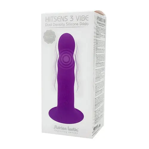 Adrien Lastic Dual Density Cushioned Core Vibrating Suction Cup Ribbed Silicone Dildo 7 Inch Adrien Lastic