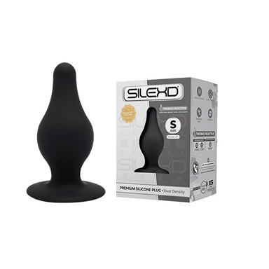 SilexD Dual Density Tapered Silicone Butt Plug Small Silexd