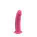 SilexD 6 inch Glow in the Dark Realistic Silicone Dual Density Dildo with Suction Cup Pink SilexD