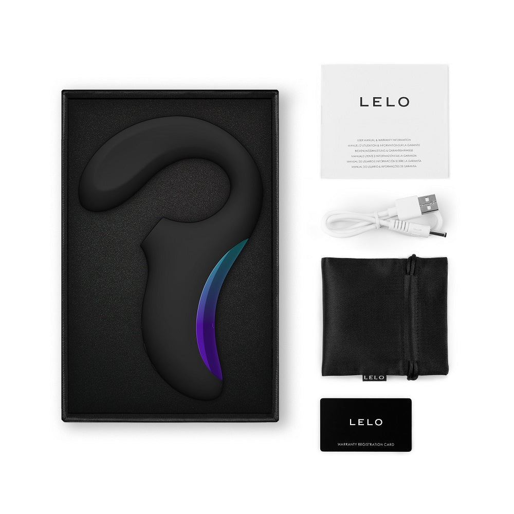 LELO Enigma Wave Dual Stimulation Sonic Massager Black LELO