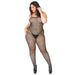 Leg Avenue Seamless Crochet Bodystocking Plus Size Leg Avenue