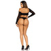 Leg Avenue Cut Out Bodysuit with Thong Back Leg Avenue