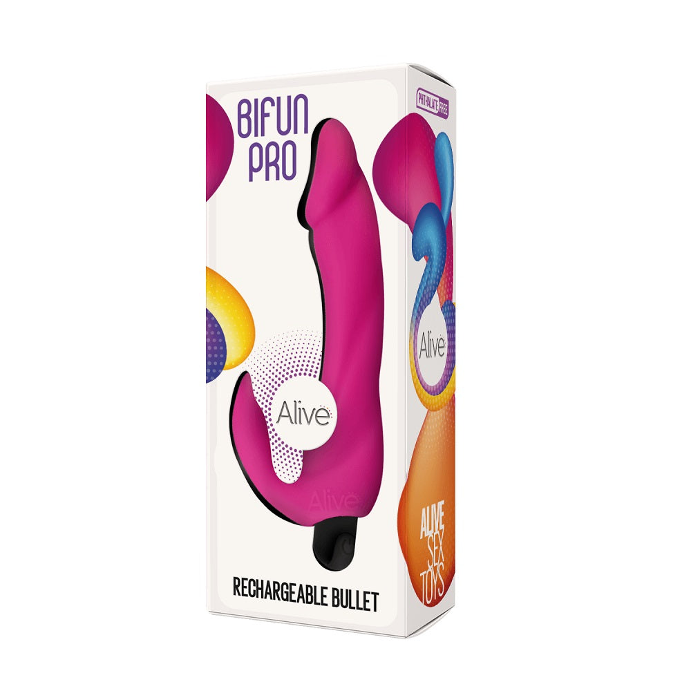 Alive Bifun Pro Rechargeable Double Stimulation Vibrator Alive