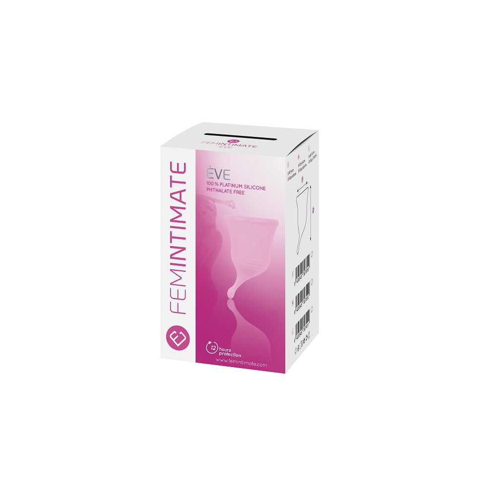 Femintimate Eve Menstrual Cup with Curved Stem Small Femintimate