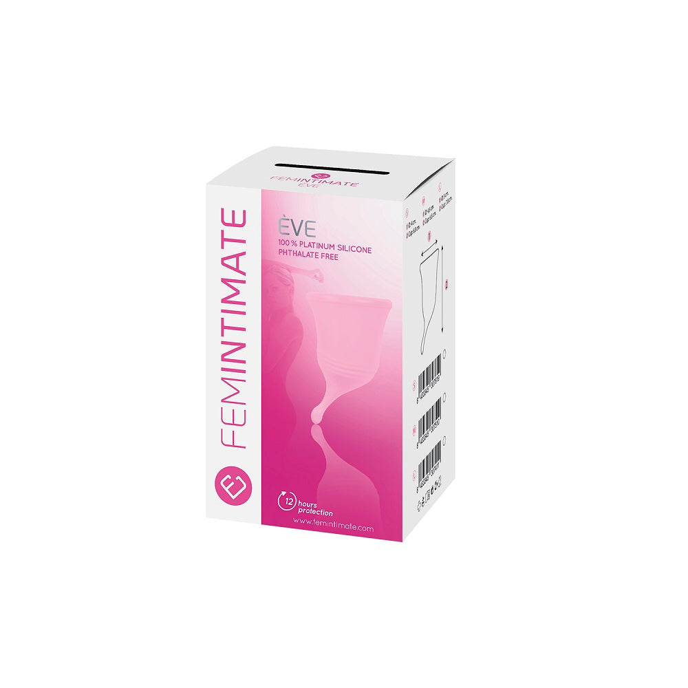 Femintimate Eve Menstrual Cup with Curved Stem Large Femintimate