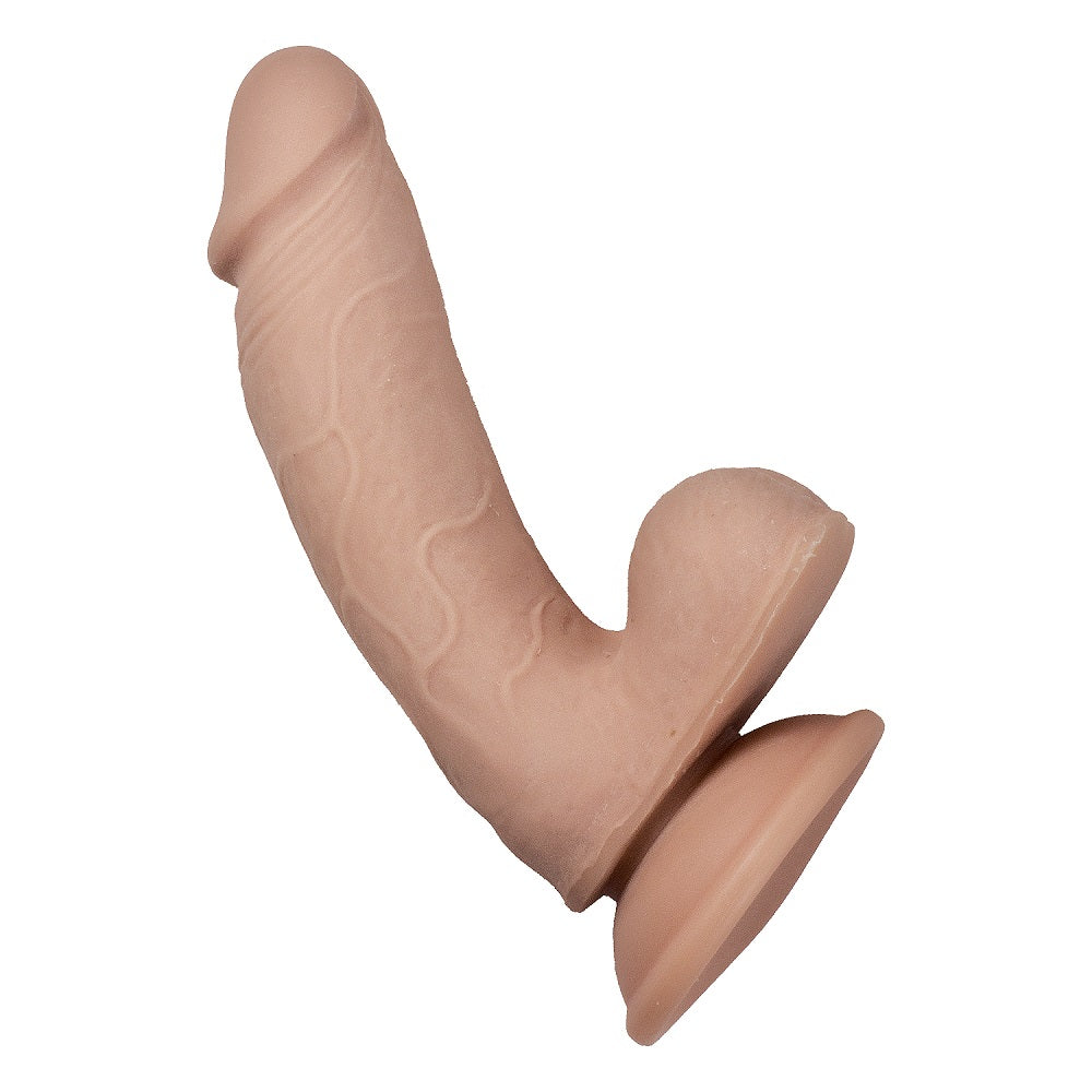 RealCocks Dual Layer Bendable Dildo 7 Inch Vanilla Nasstoys