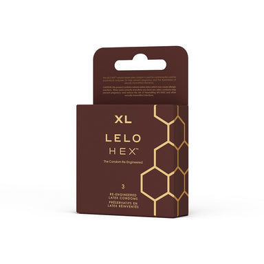 LELO HEX Condoms Respect XL 3 pack LELO