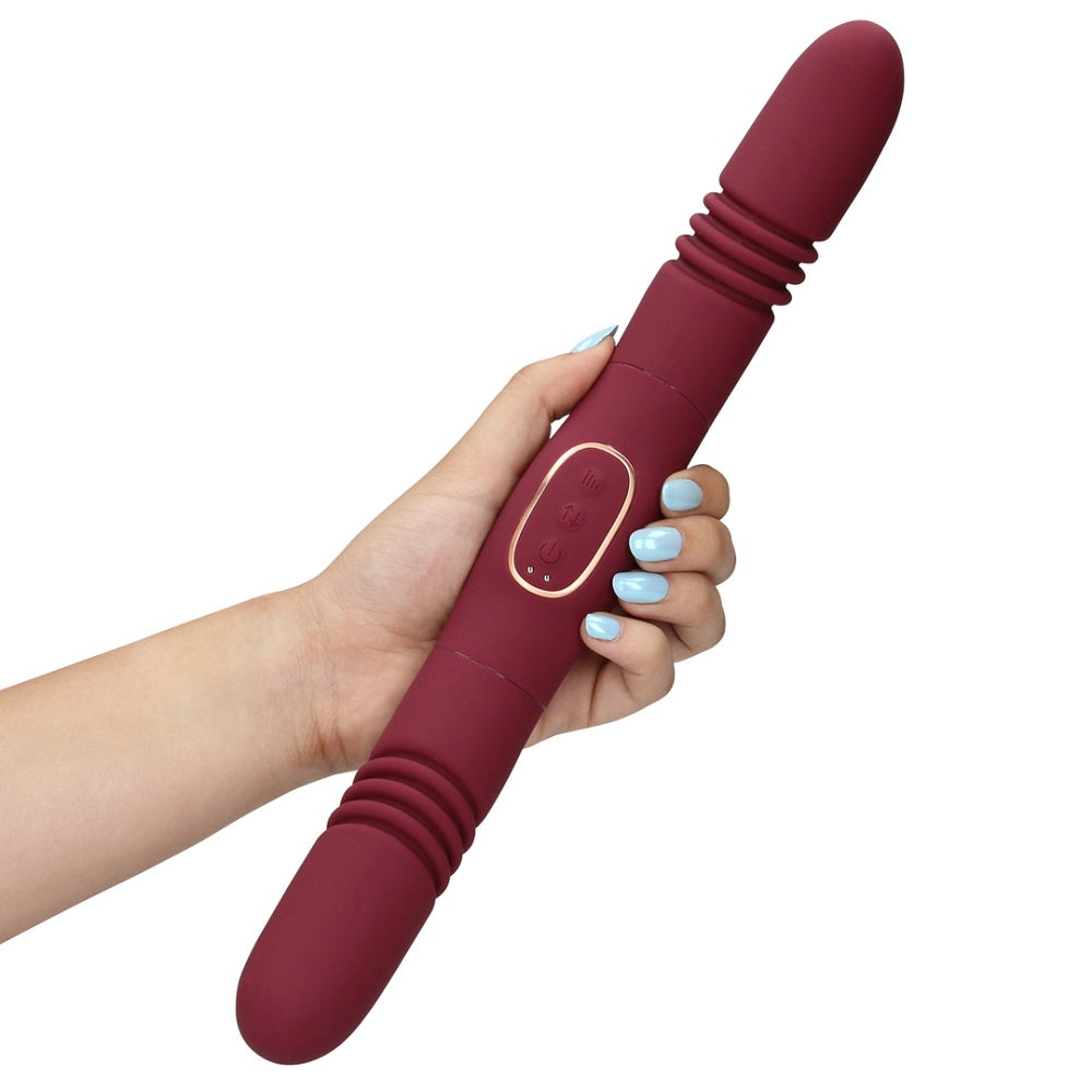 Double-Sided Thrusting Vibrator Shots Toys