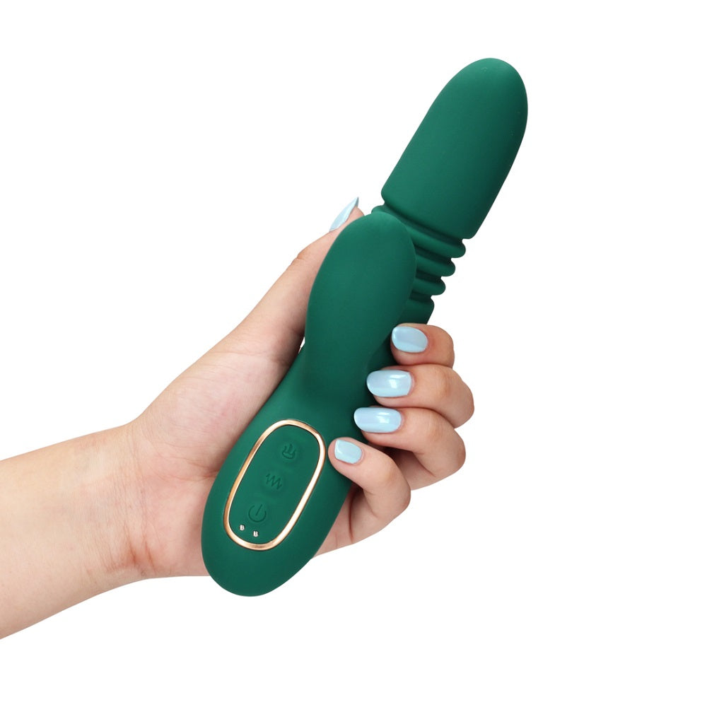 Thrusting and Rotating Rabbit Vibrator Shots Toys