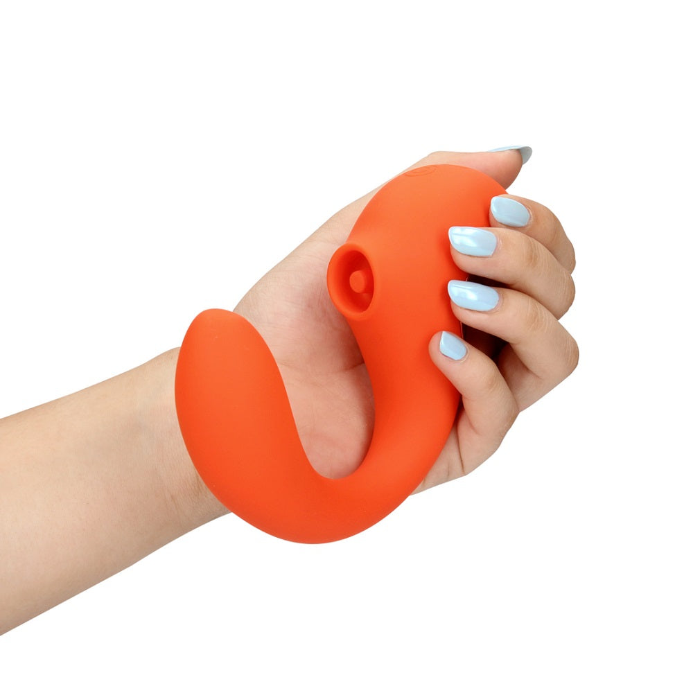 G-Spot Vibrator with Clitoral Pulse Wave Shots Toys