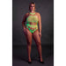 Cut Out Thong Bodysuit Neon Green Plus Size Shots Toys