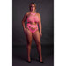 Cut Out Thong Bodysuit Neon Pink Plus Size Shots Toys