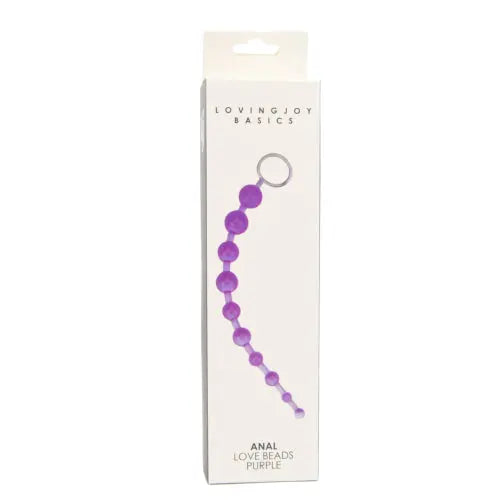 Loving Joy Anal Love Beads Purple Loving Joy