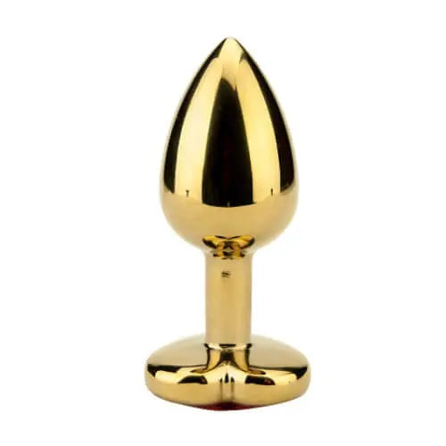 Precious Metals Heart Shaped Butt Plug-Gold Precious Metals