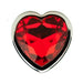 Precious Metals Heart Shaped Butt Plug-Silver Precious Metals