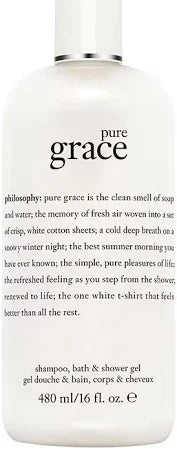 PHILOSOPHY PURE GRACE SHAMPOO & SHOWER GEL 480ML  WITH POUR TOP Default