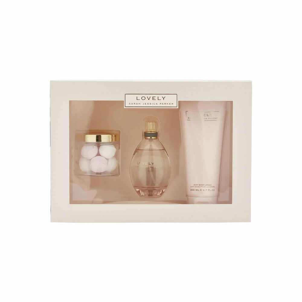 Sarah Jessica Parker Lovely Gift Set EDP 100ml + B/Lotion 200ml + B/Pearls 100g Sarah Jessica Parker