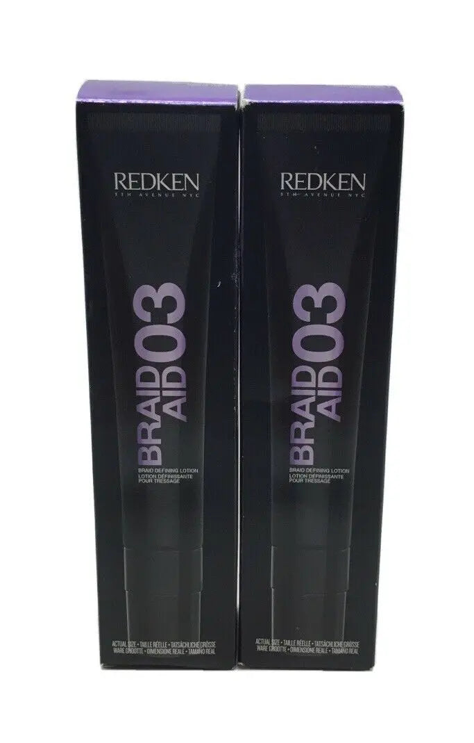 REDKEN BRAID AID 03 BRAID DEFINING LOTION 50ml ( SET OF 2 ) - The Beauty Store