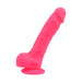 Loving Joy 8 Inch Realistic Silicone Dildo with Suction Cup and Balls Pink