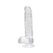 Loving Joy 6 Inch Dildo with Balls Clear